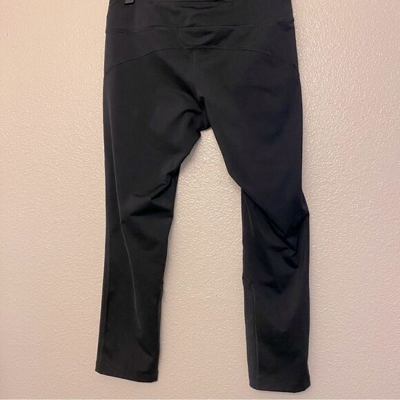 Nike Power Epic Crop mesh running Leggings 938602-010 Black back zipper pocket S - Picture 3 of 13